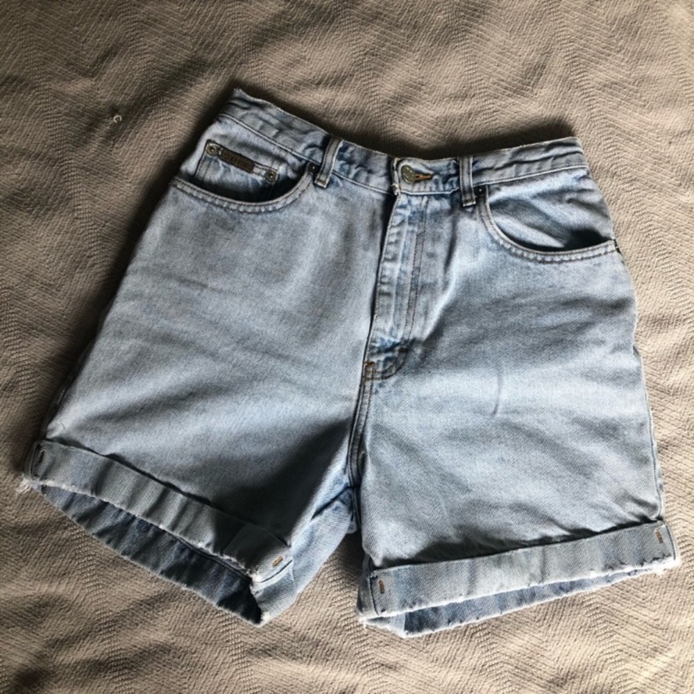 Vintage Calvin Klein jean shorts high waist